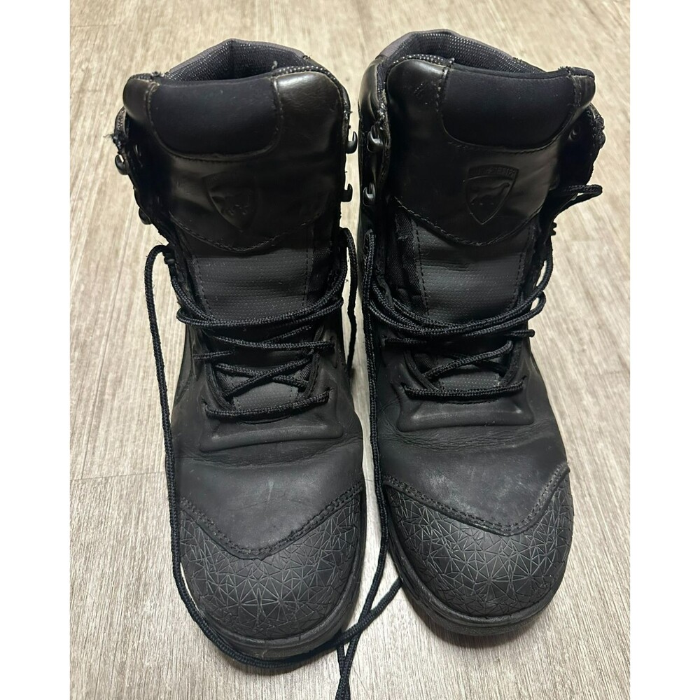 Red Wing Irish Setter Men's Work Boots Crosby Black Leather Safety Toe size 11.5
